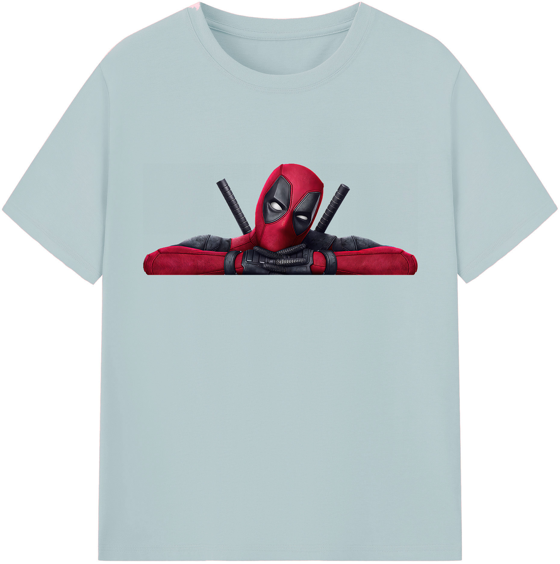 （画像用） Deadpool デッドプール 綿100％半袖Tシャツ（フロントプリント）
